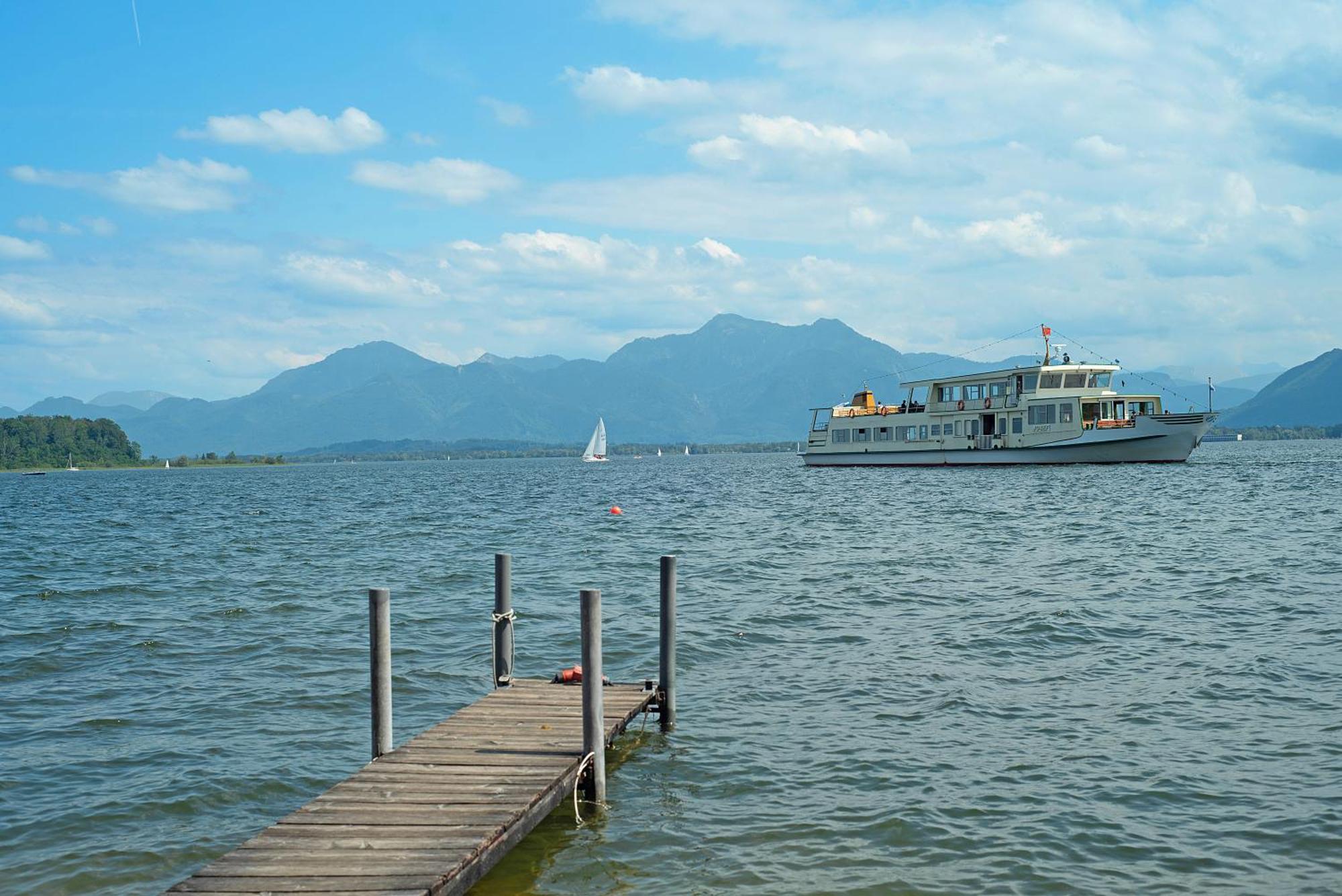 Ferienwohnung Mit Garten Am Chiemsee Прін-ам-Кімзе Екстер'єр фото